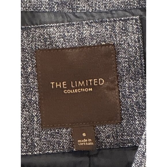 The Limited Collection womens career Blazer color Blue pockets 2 buttons front - Picture 7 of 10